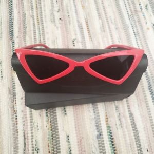 Red Cat Eye Sunglasses